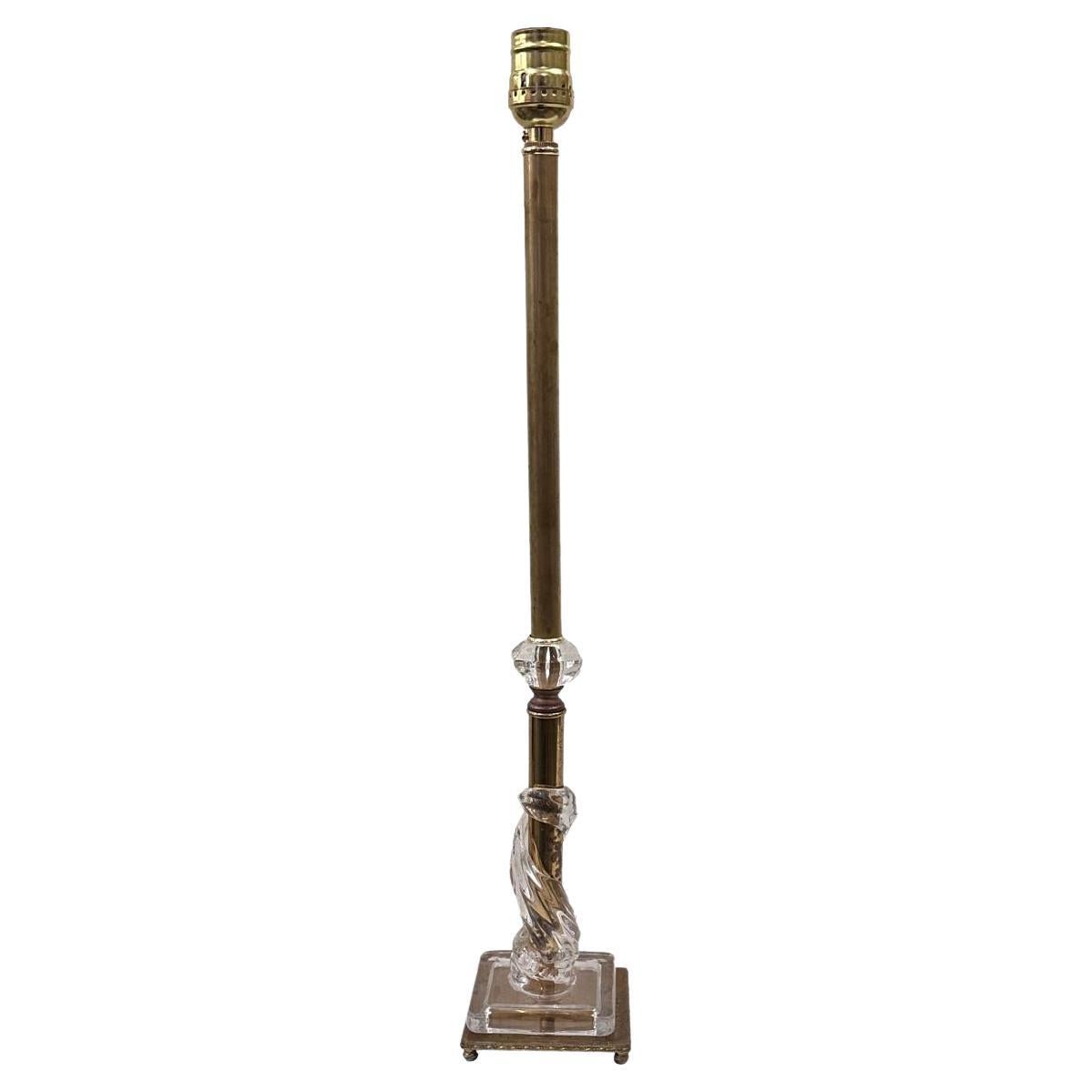 Lampe simple en verre