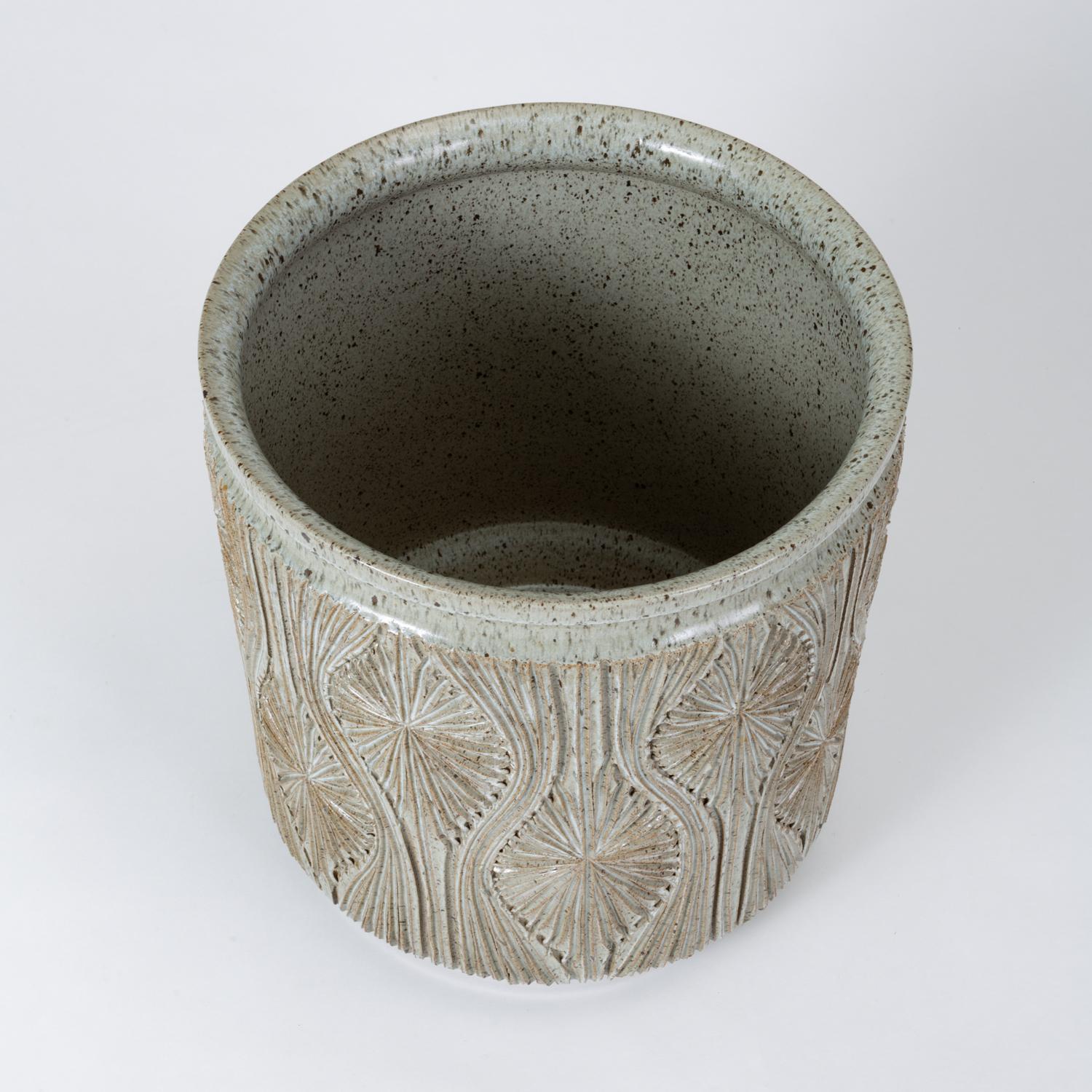 Single Gray-Glazed Earthgender Planter by David Cressey and Robert Maxwell 3