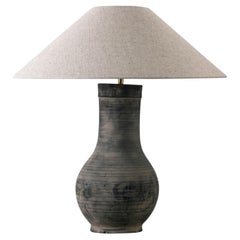 Single HAN Style Lamp with Belgian Linen Shade
