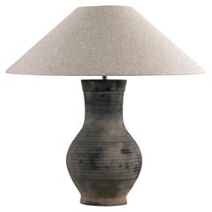 Single HAN Style Lamp with Belgian Linen Shade