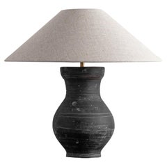 Single HAN Style Lamp with Belgian Linen Shade