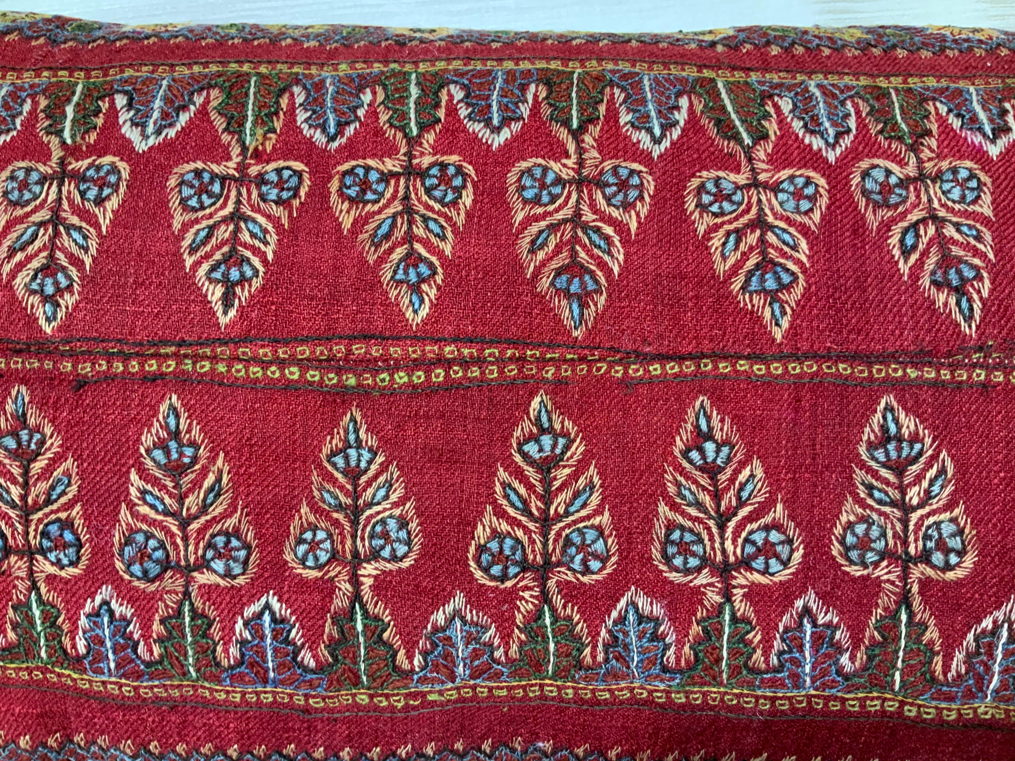 Central Asian Single Hand Antique Embroidery Suzani Pillow