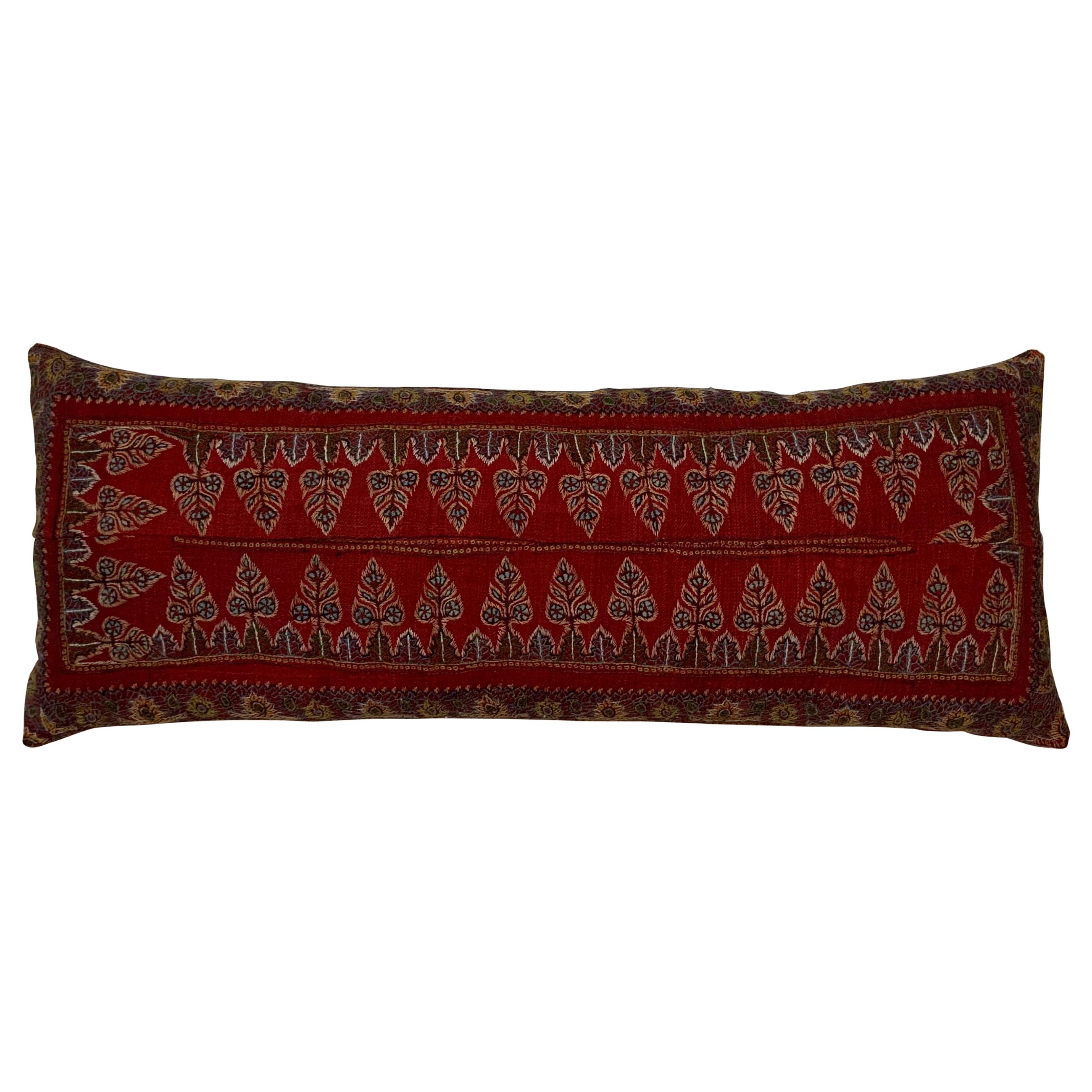 Single Hand Antique Embroidery Suzani Pillow