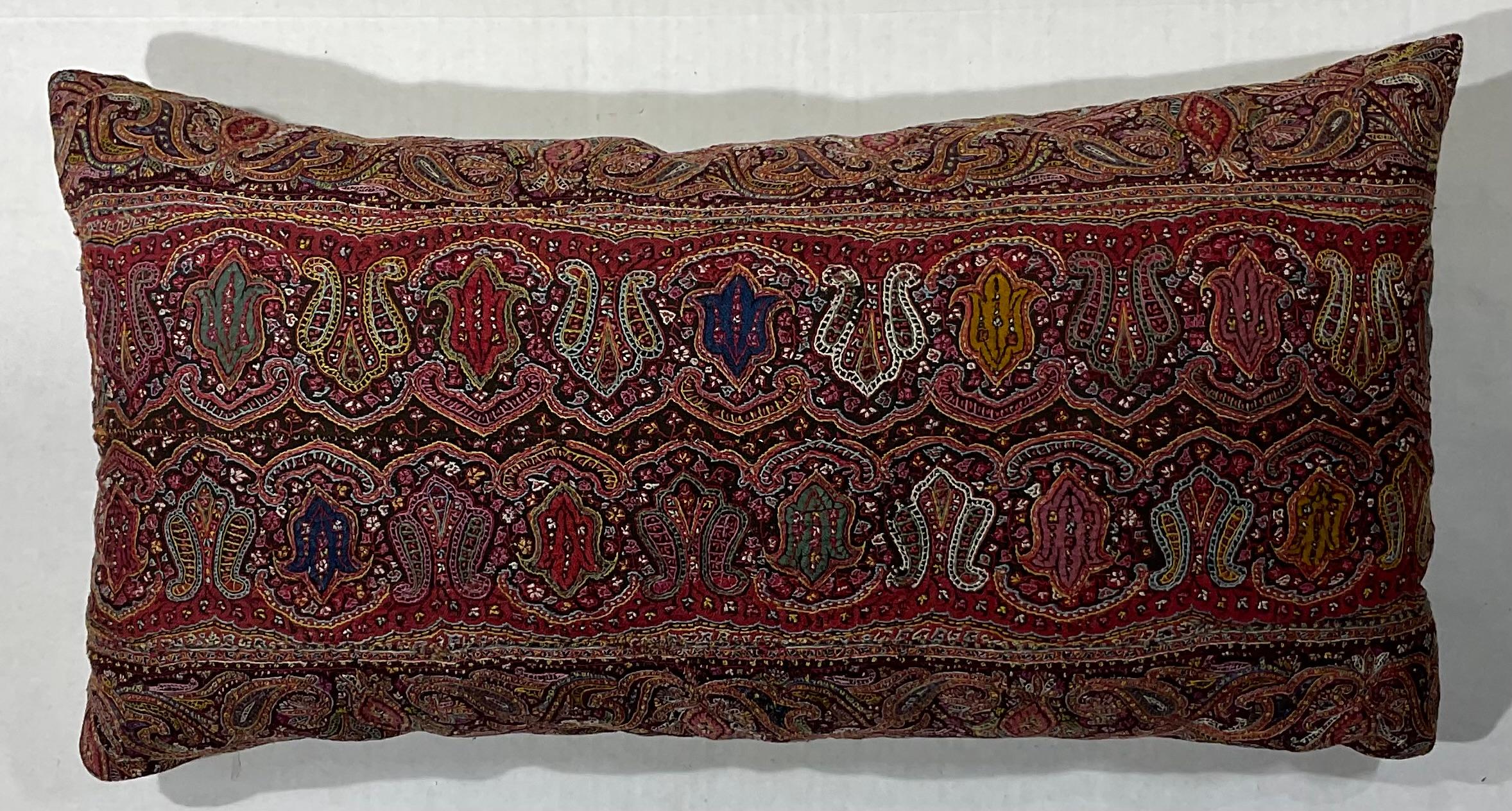 Single Hand Embroidery Persian Suzani Pillow For Sale 6