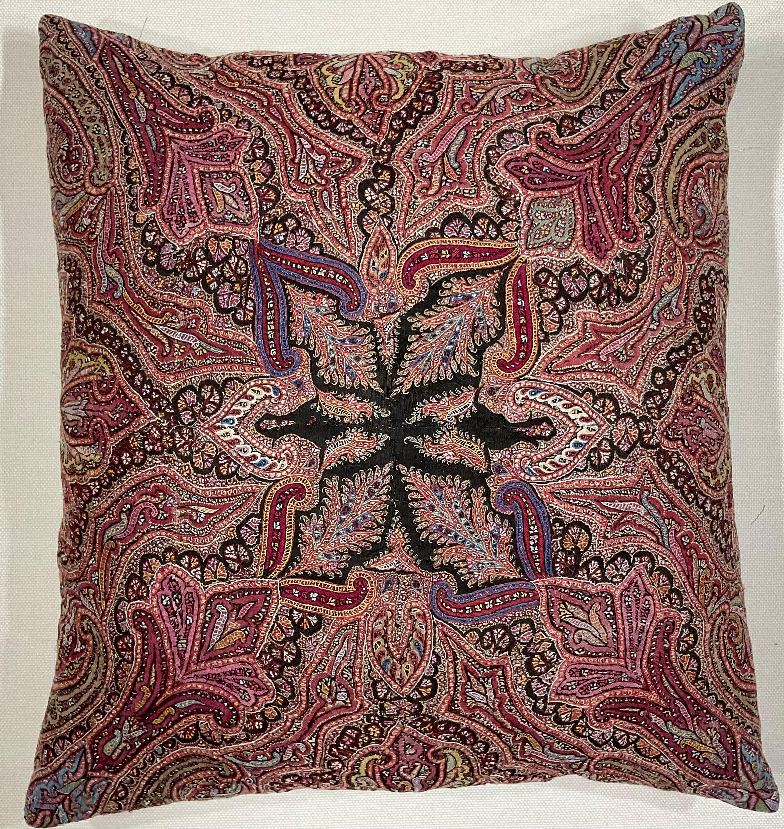 Single Hand Embroidery Persian Suzani Pillow 2