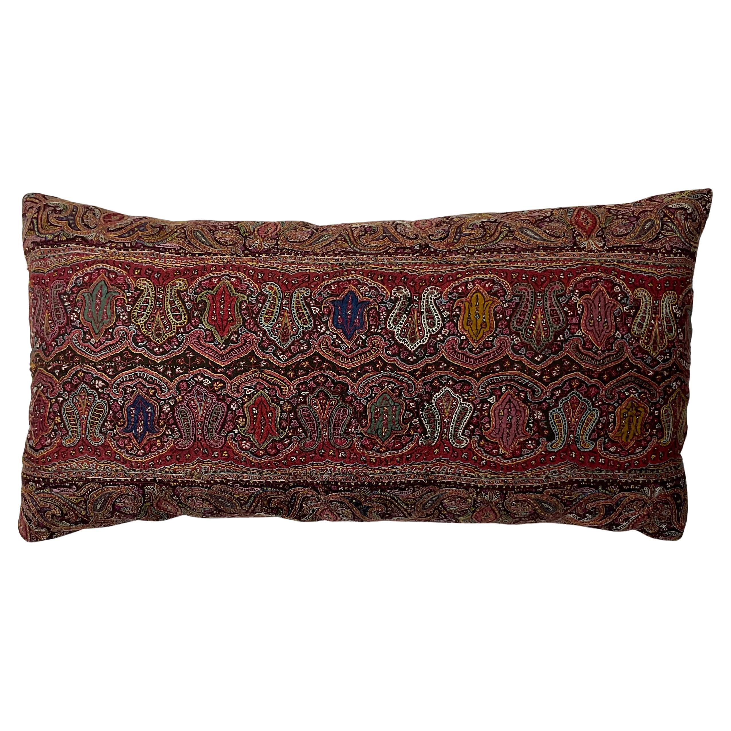 Single Hand Embroidery Persian Suzani Pillow For Sale