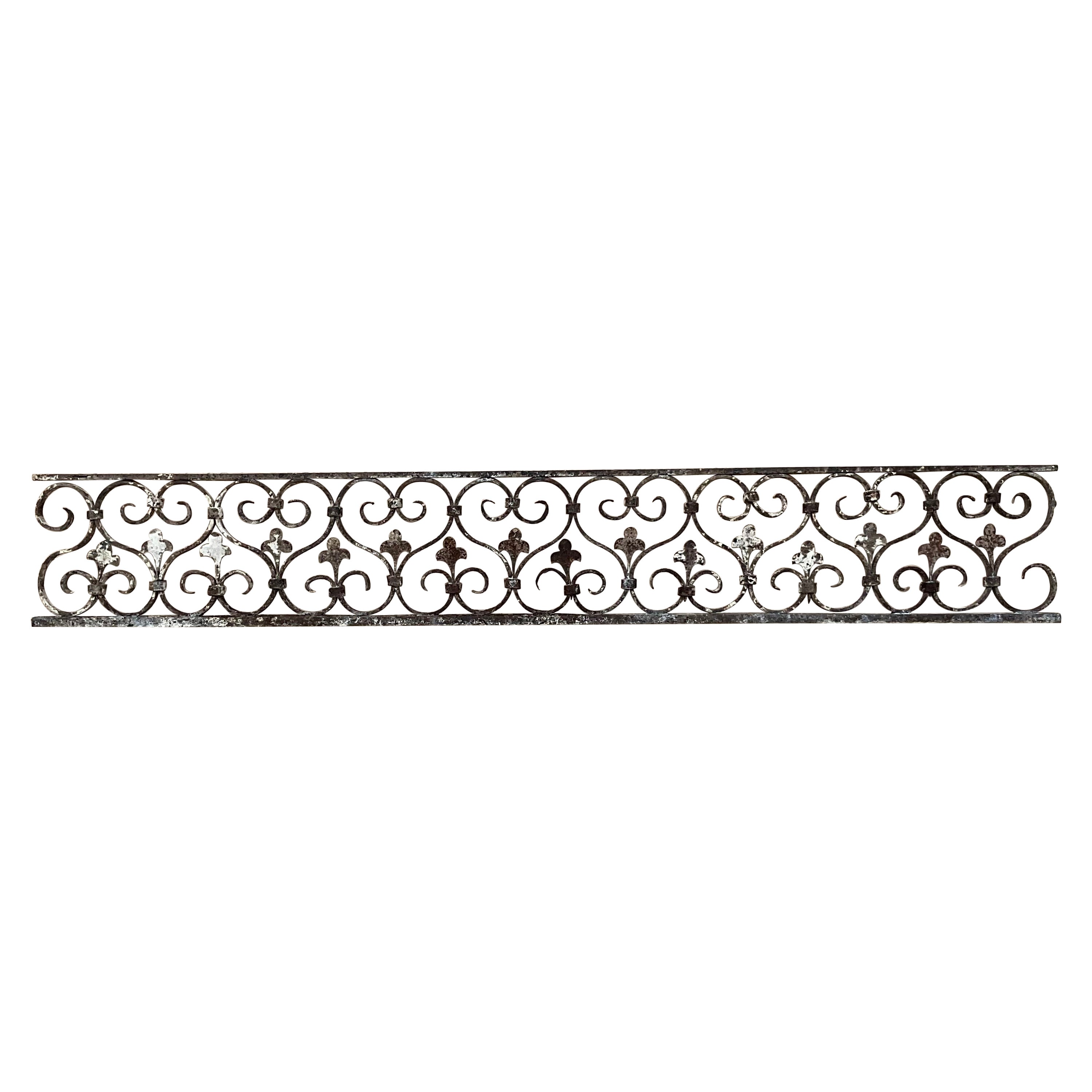 Single Horizontal Wrought Iron Wall Hanging