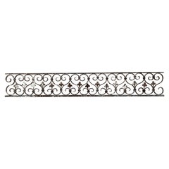 Single Horizontal Wrought Iron Wall Hanging