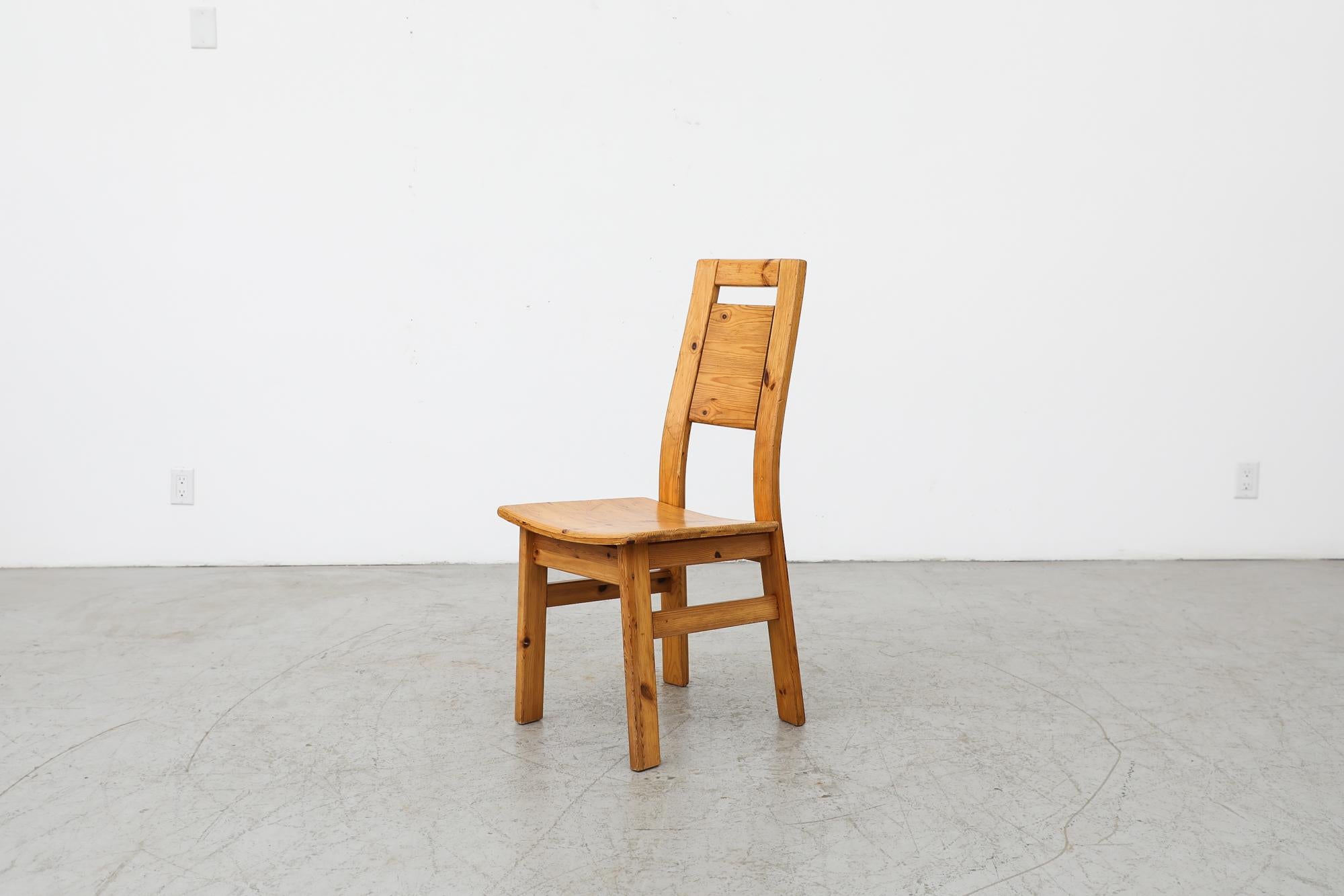 Mid-Century Modern Single Ilmari Tapiovaara for Laukaan High Back Pine Chair For Sale