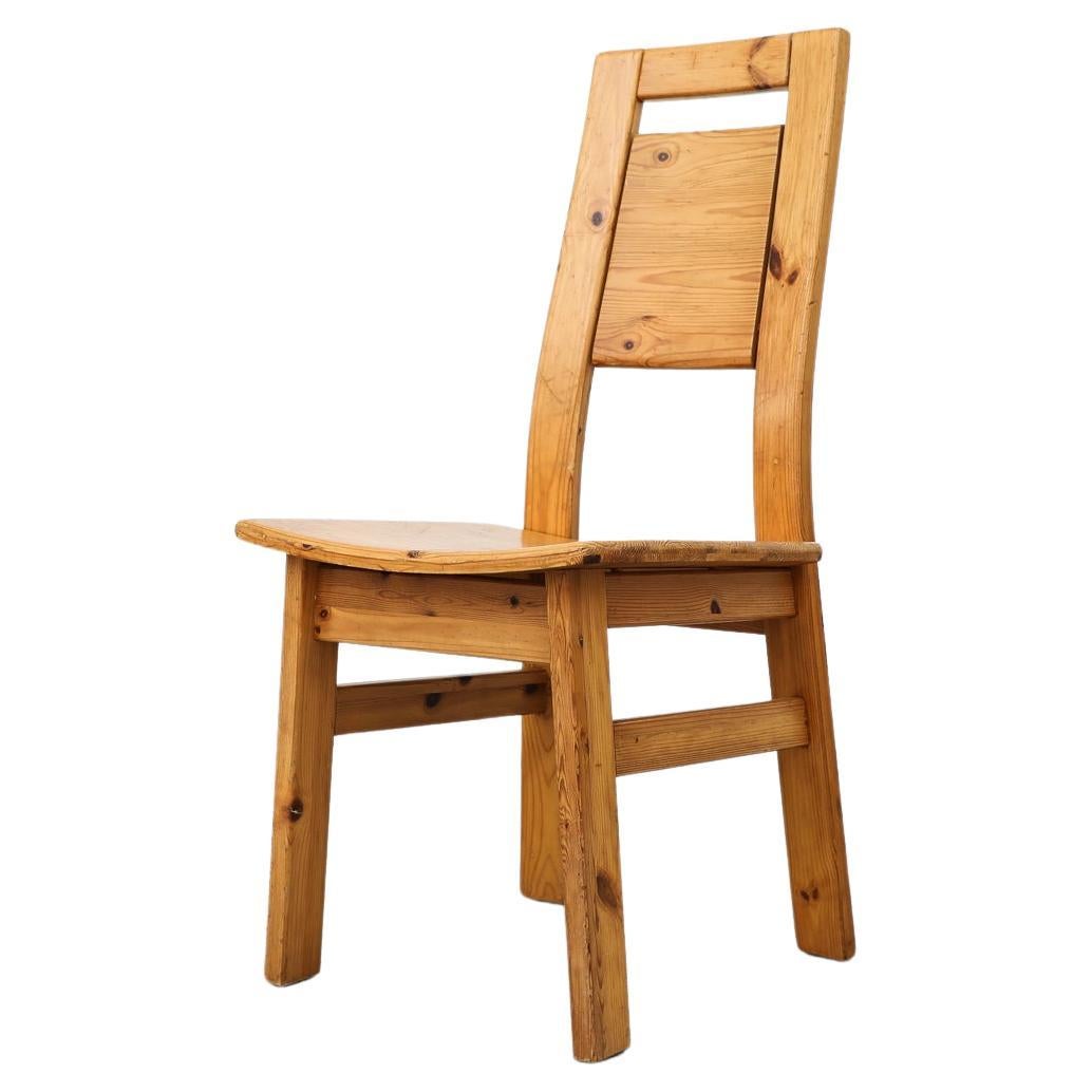 Single Ilmari Tapiovaara for Laukaan High Back Pine Chair