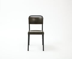 Chaise d'appoint industrielle unique dans le style de Pierre Guariche, France, années 1950