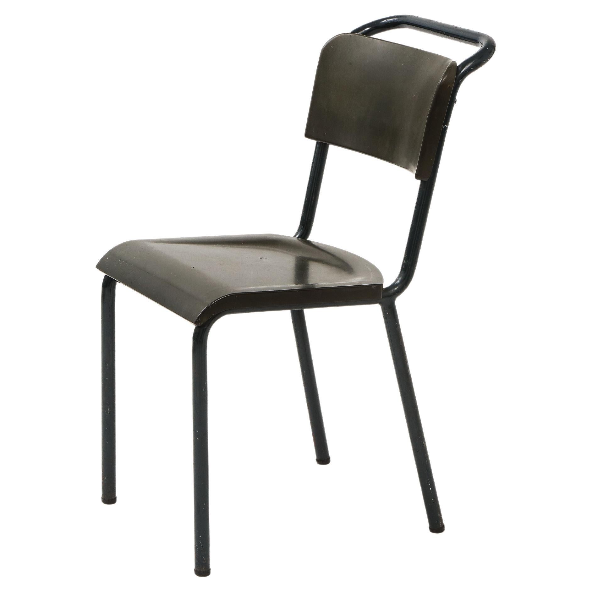Single Industrial Side Chair in Style of Pierre Guariche, 1950’s, France