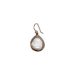 Single Ippolita Sterling Silver Rose Rock Candy Medium Teardrop Earring #20915