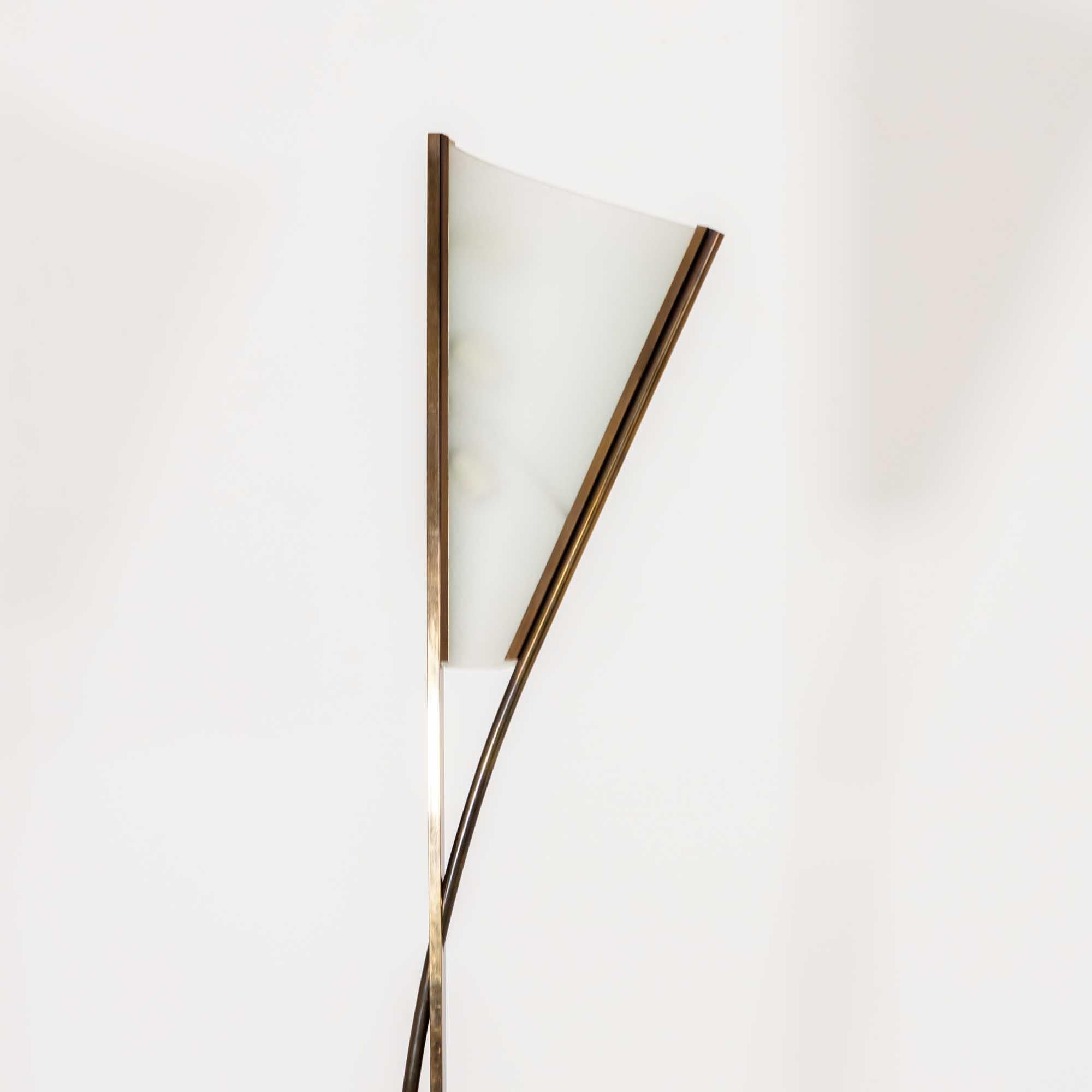 Mid-Century Modern Single Italian Modernist Floor Lamp For Sale