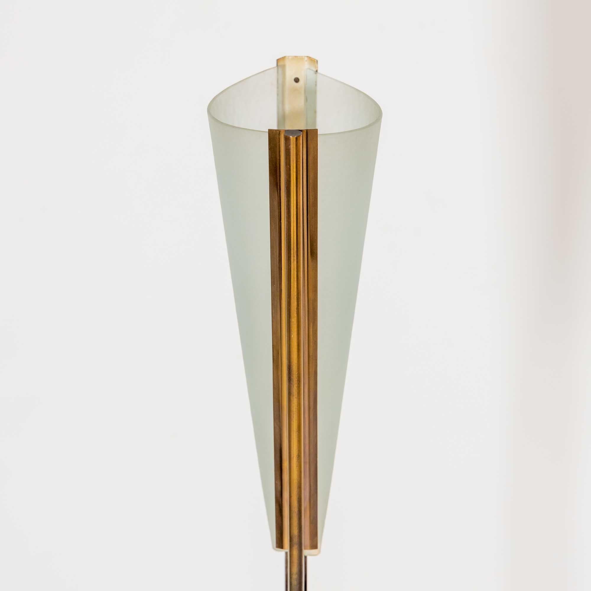 Mid-20th Century Single Italian Modernist Floor Lamp For Sale