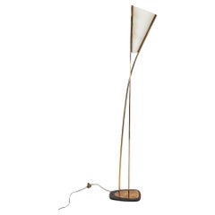 Single Italian Modernist Floor Lamp 