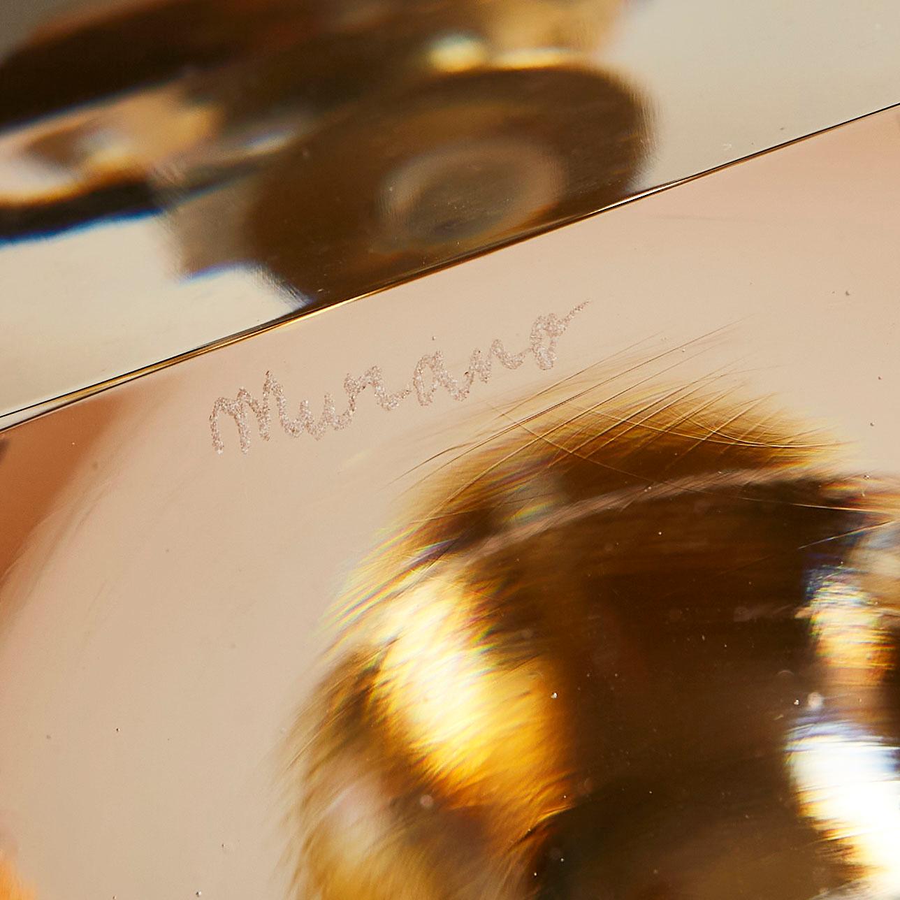 Single Italian Murano Pale Pink Rock Jewel Table Lamp For Sale 1