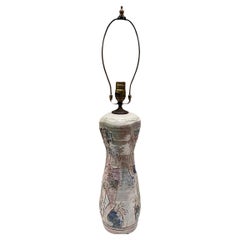Vintage Single Italian Porcelain Lamp