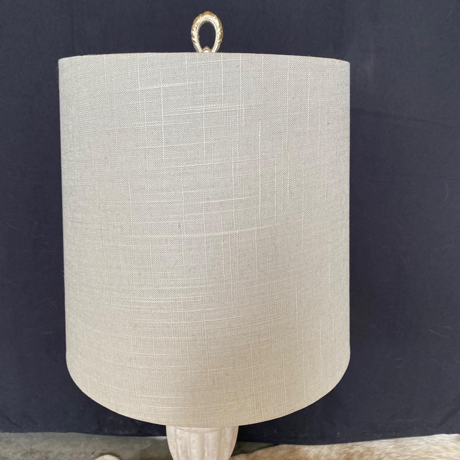 Mid-20th Century Single Italian Urn Neoclassical Style Alabaster Table Lamp For Sale