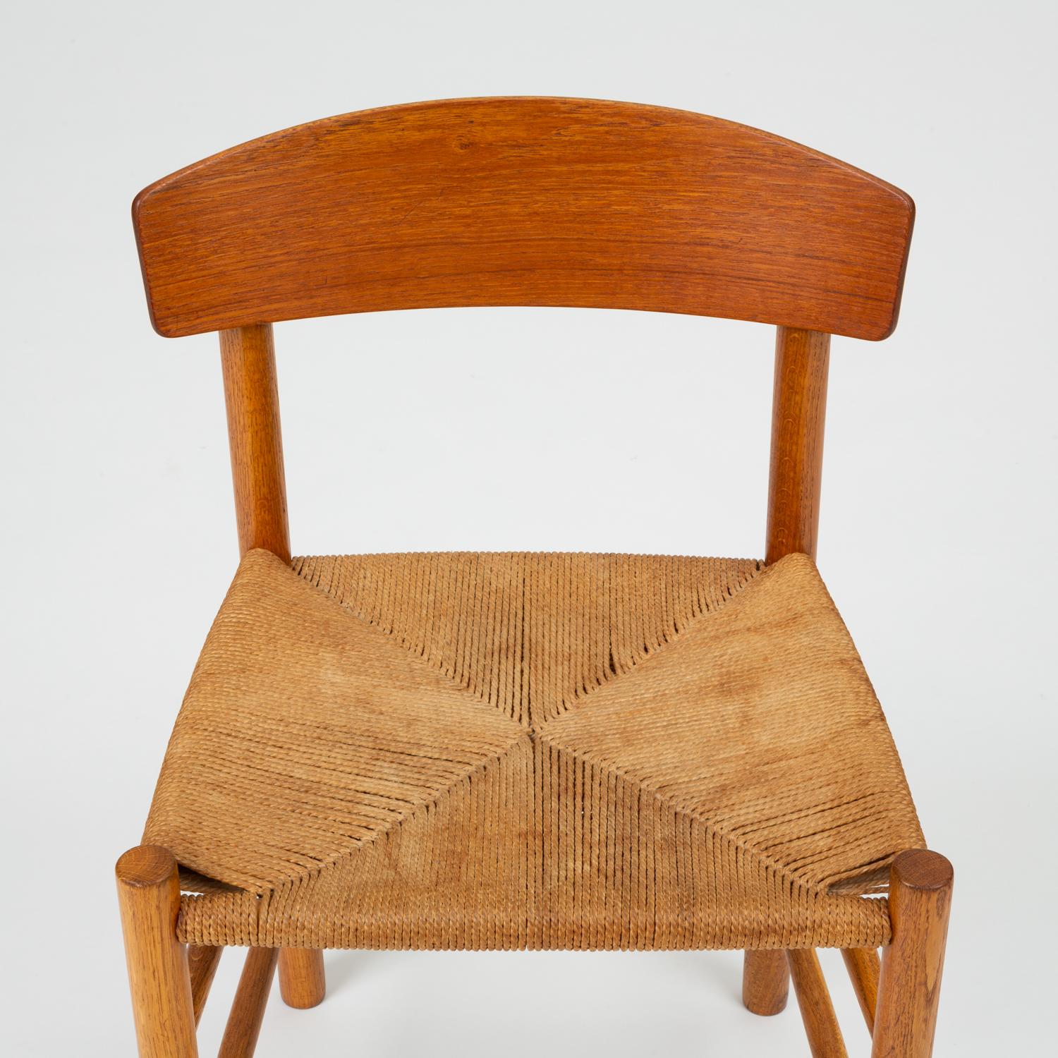Single J39 Oak Dining or Accent Chair by Børge Mogensen for FDB Møbler 7