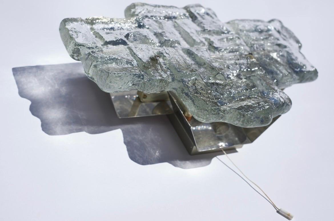 Mid-Century Modern Applique unique Kalmar Crystal, Vienne, Autriche, 1960 en vente