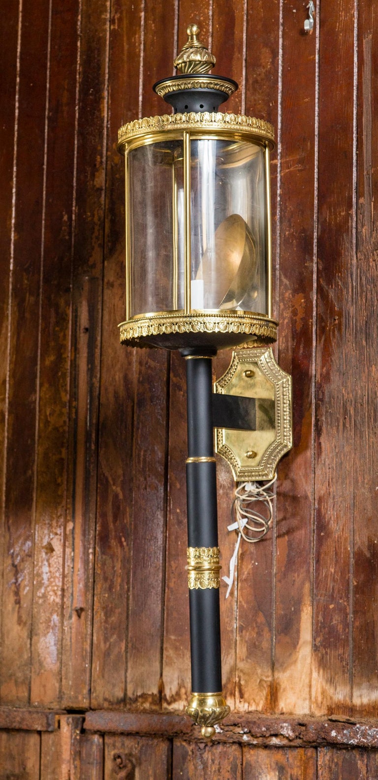 Single Large French Wall Lantern or Sconce For Sale at 1stDibs