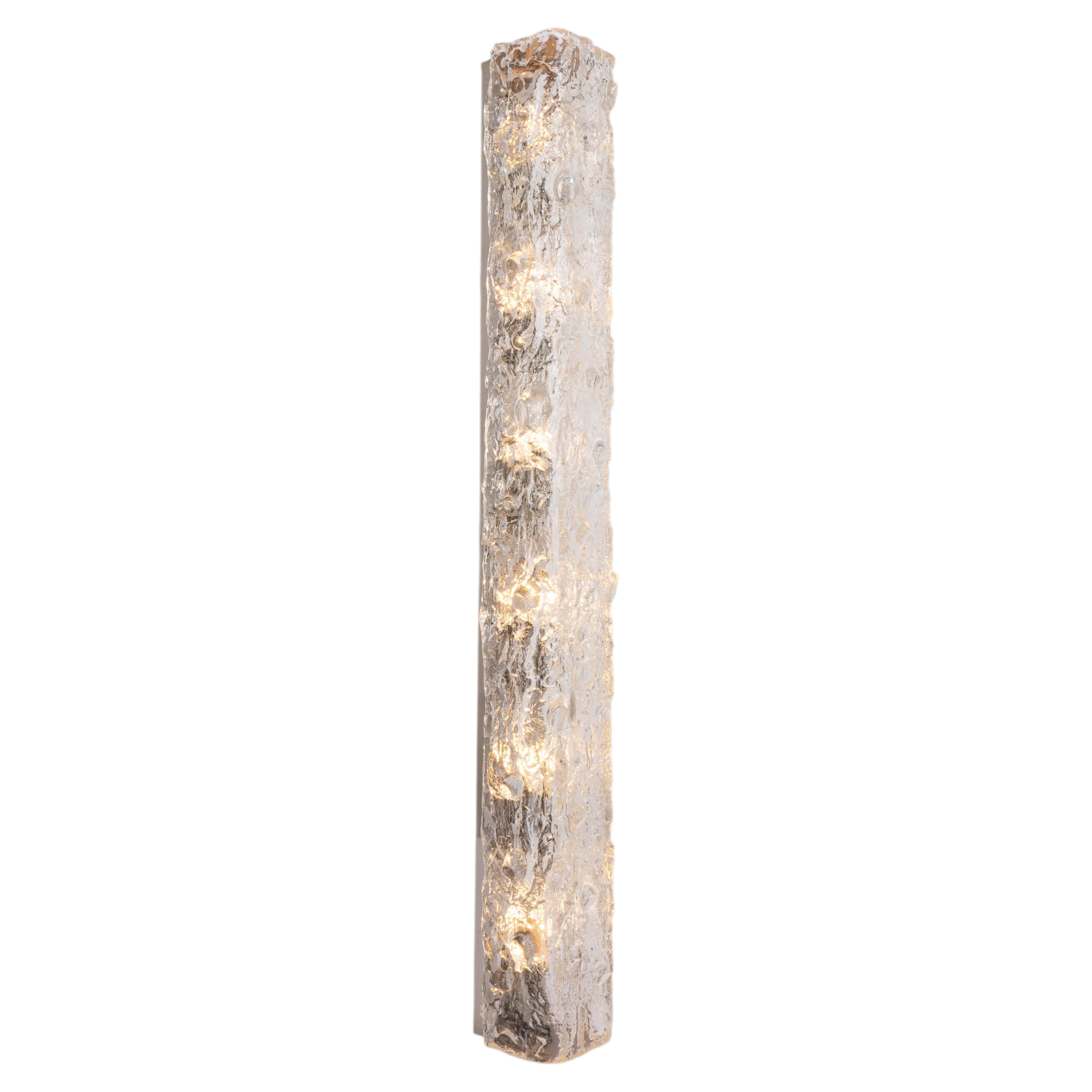 Single Large Murano Glass Sconce by Kaiser, Germany, 1970s