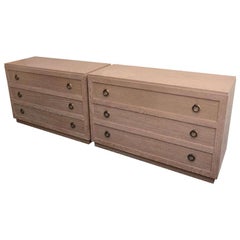 Single Large Oak Dresser by James Mont