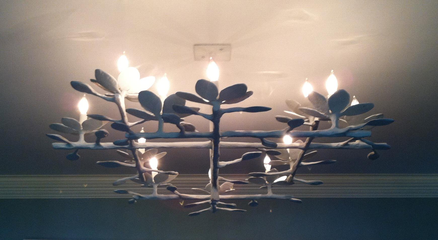 Single Layer Garden Chandelier In New Condition For Sale In Carpinteria, CA