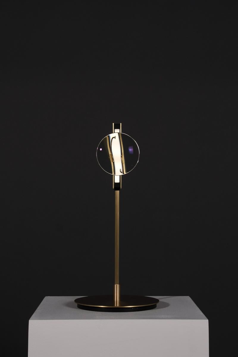 Néerlandais Lampe de bureau à un seul objectif par Object Density en vente