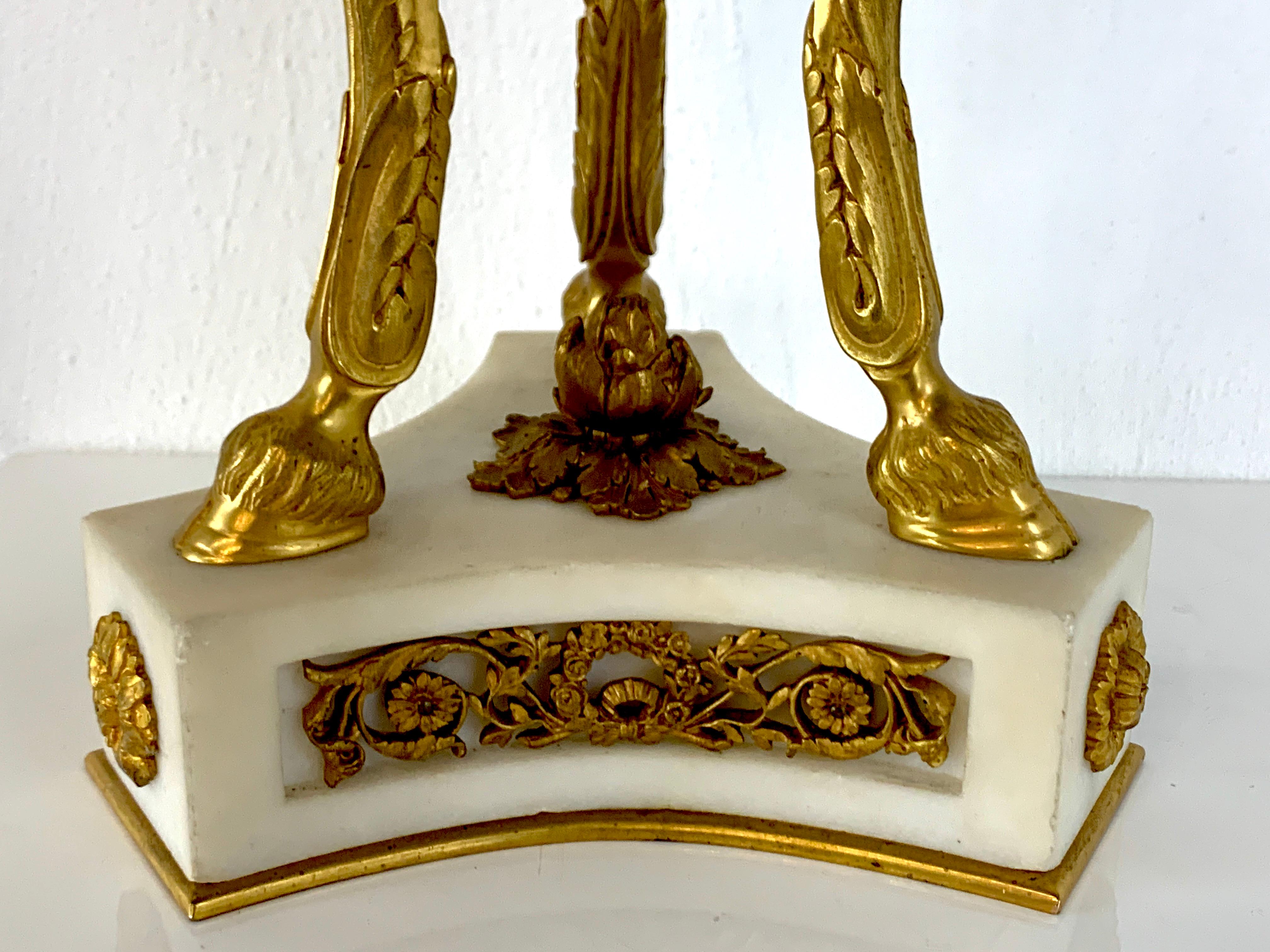 Single Louis XVI Style Ormolu and Marble Neoclassical Cassolette/Urn For Sale 9