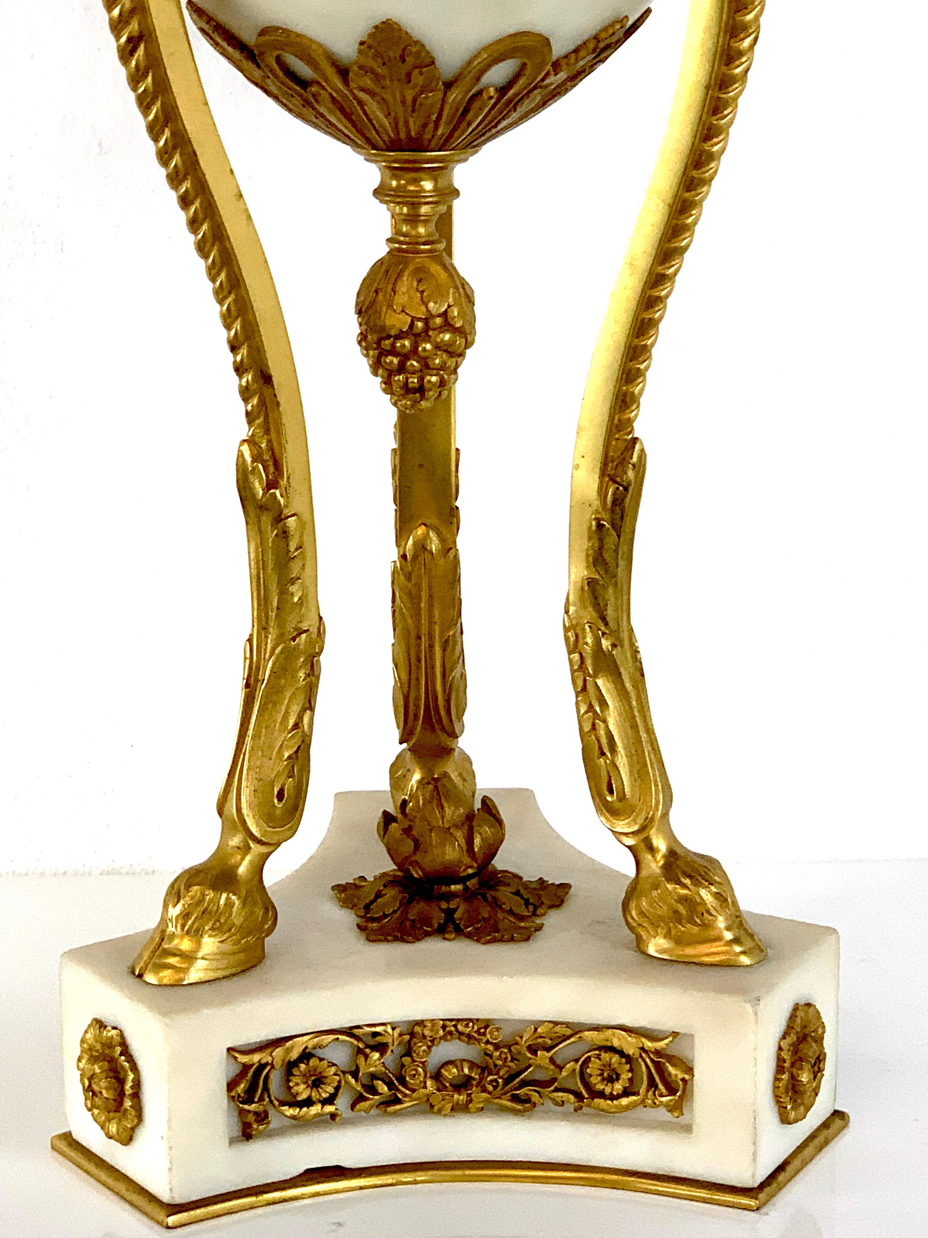 Single Louis XVI Style Ormolu and Marble Neoclassical Cassolette/Urn For Sale 10