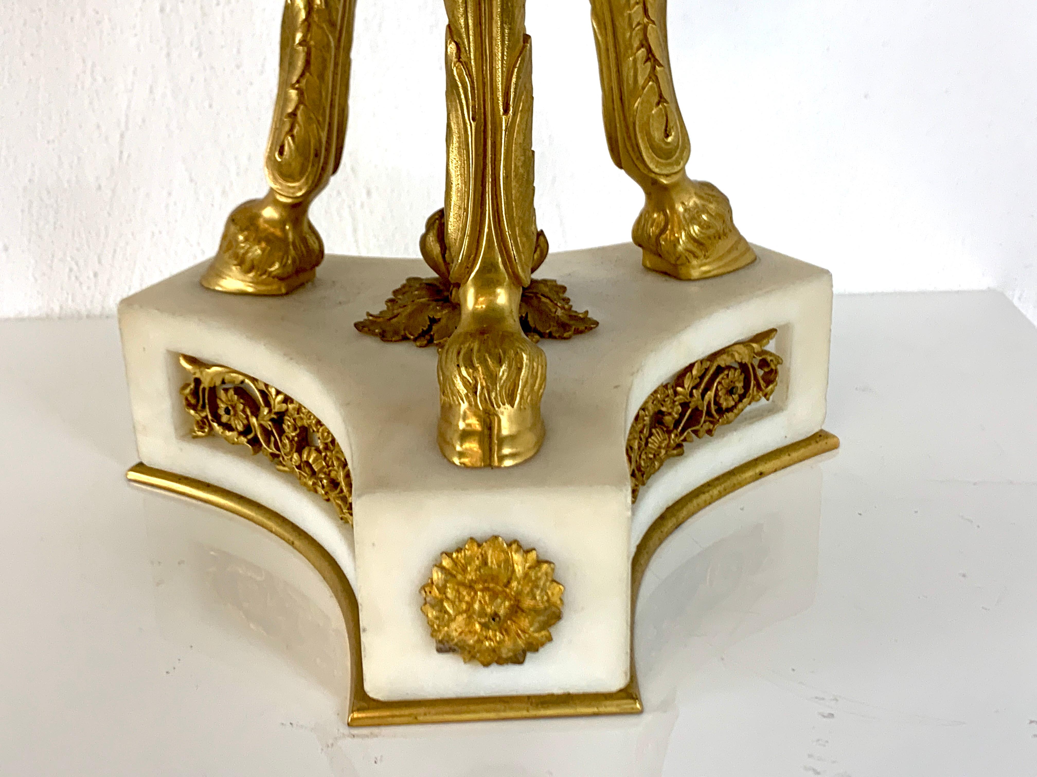 Single Louis XVI Style Ormolu and Marble Neoclassical Cassolette/Urn For Sale 11