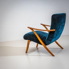 Single Lounge Chair, Czechia, Mid-20th Century
