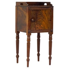 Single Mahogany Bedside Cupboard