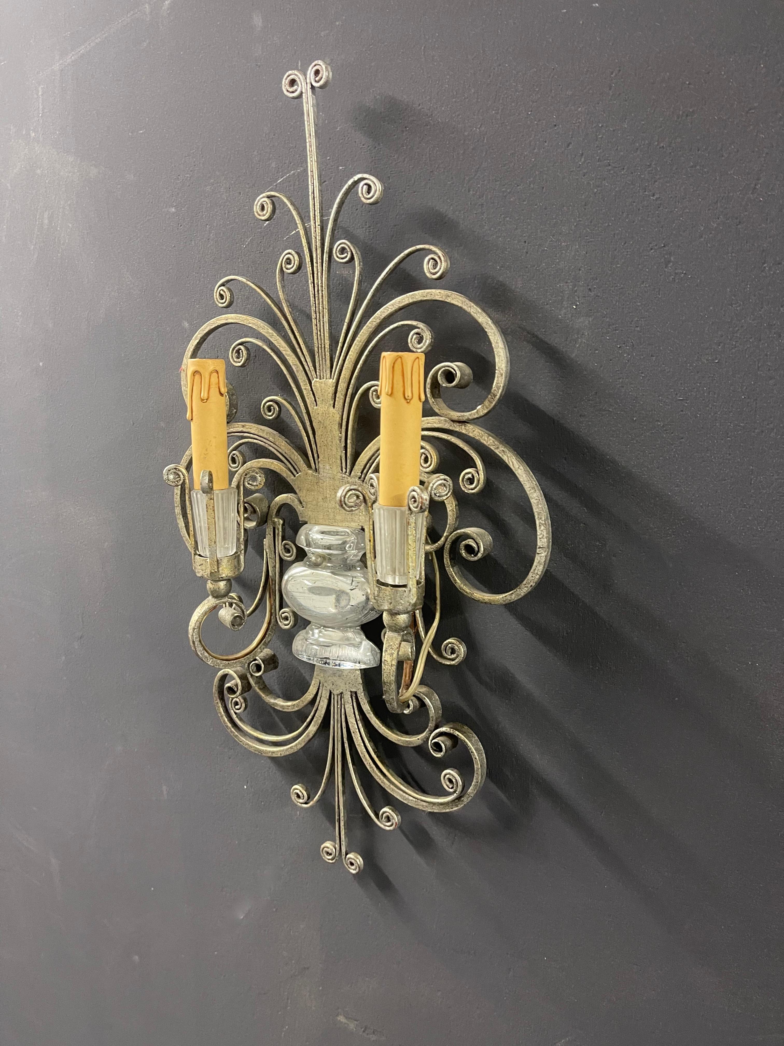 Single Maison Bagues Wall Sconce For Sale 4