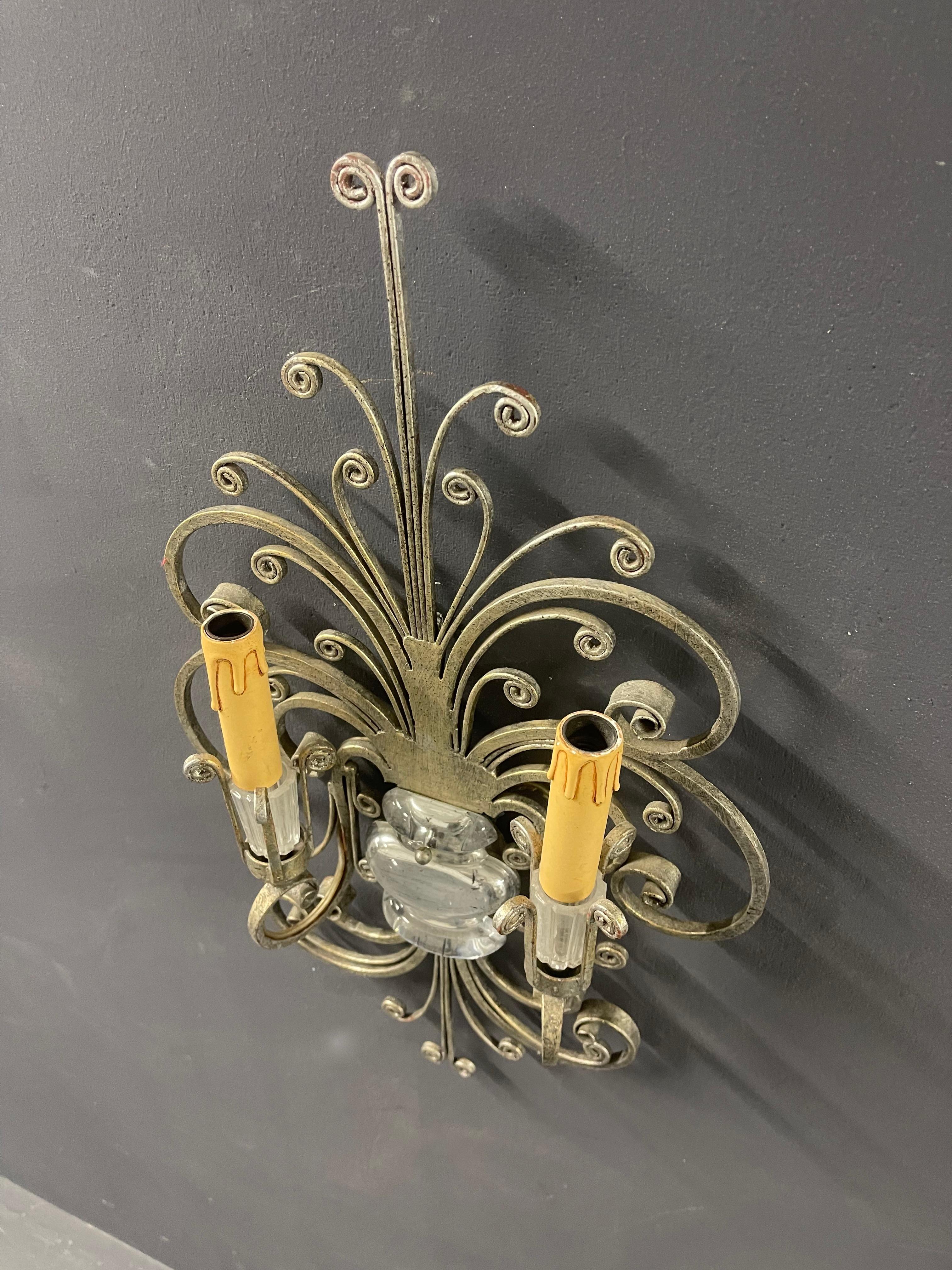 Single Maison Bagues Wall Sconce For Sale 5