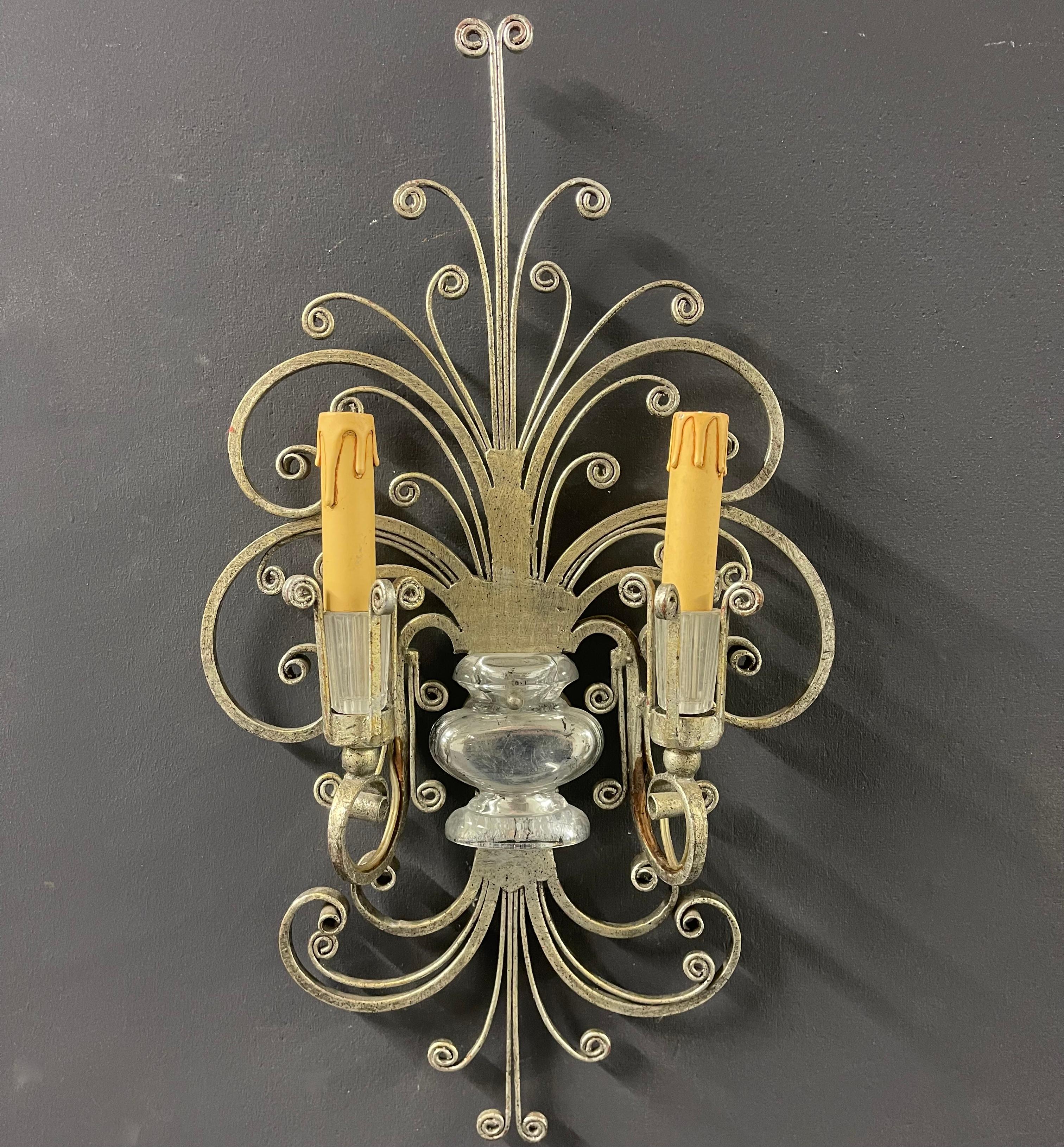 Single Maison Bagues Wall Sconce For Sale 3