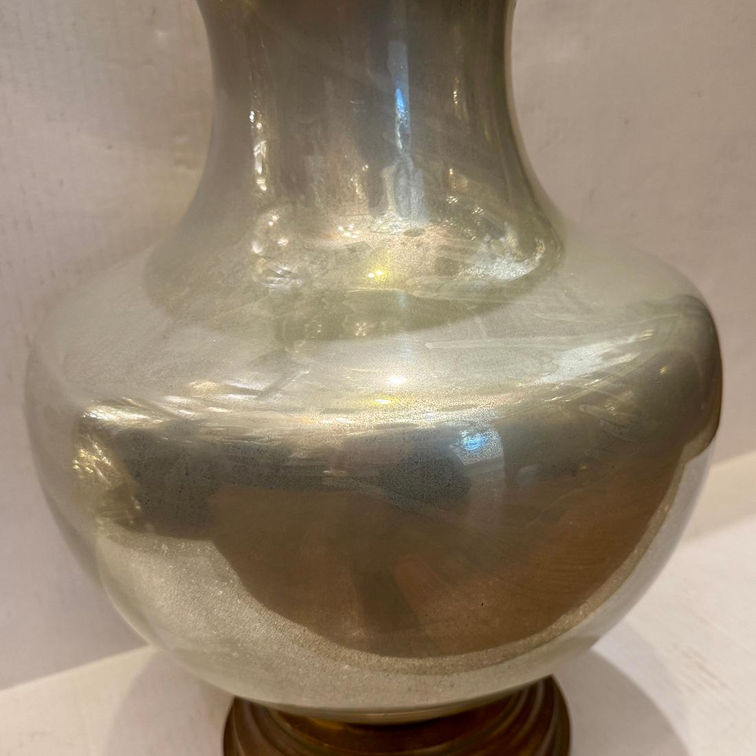 Single Mercury Glass Lamp In Good Condition For Sale In New York, NY