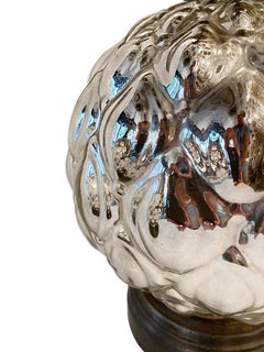 Single Mercury Glass Table Lamp