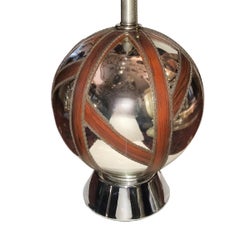 Single Mercury Glass Table Lamp