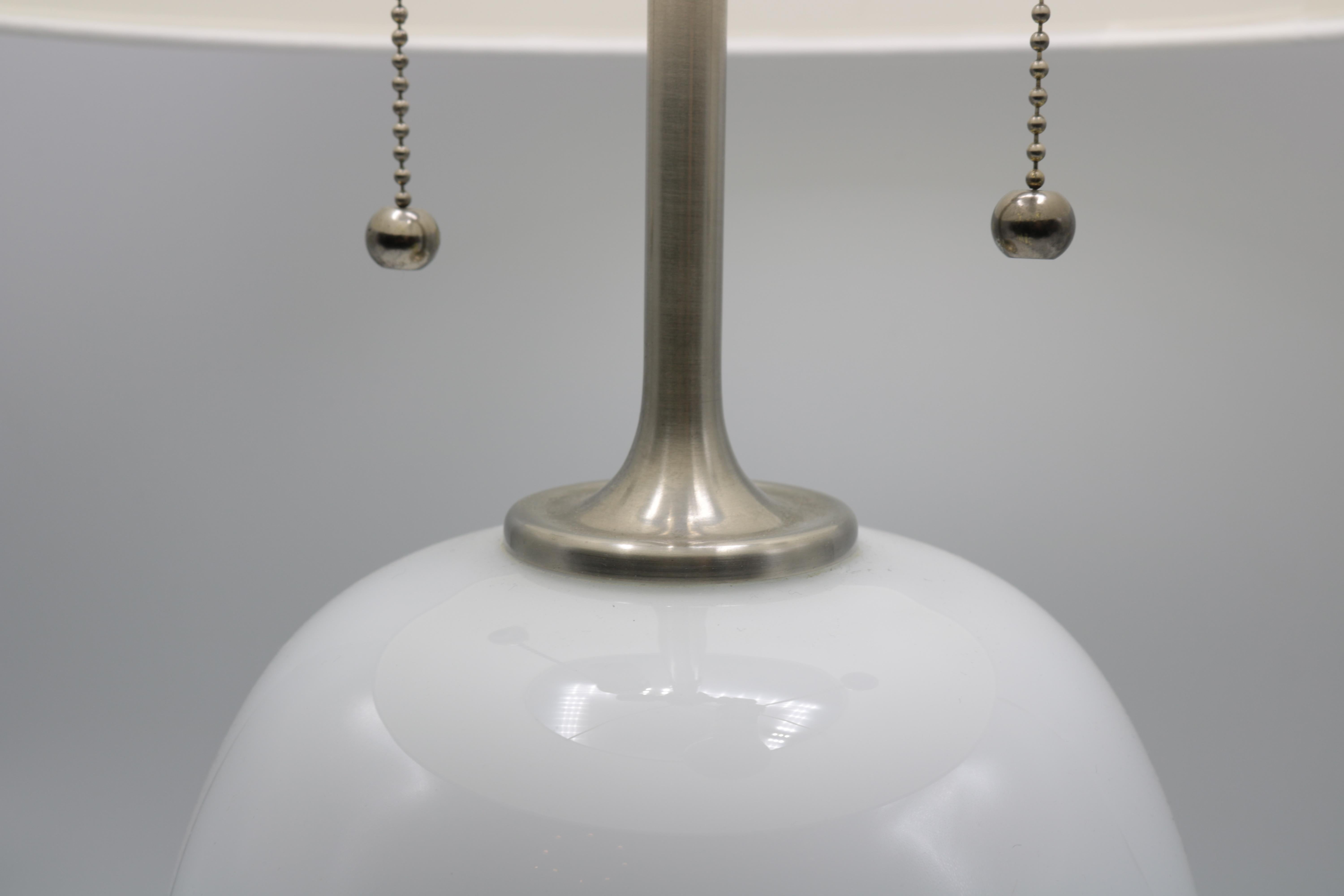 Danish Single Michael Bang Art Glass Table Lamp For Sale
