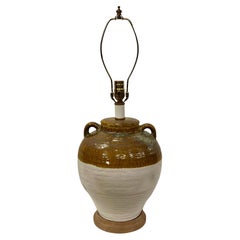 Single Mid Century Ceramic Table Lamp