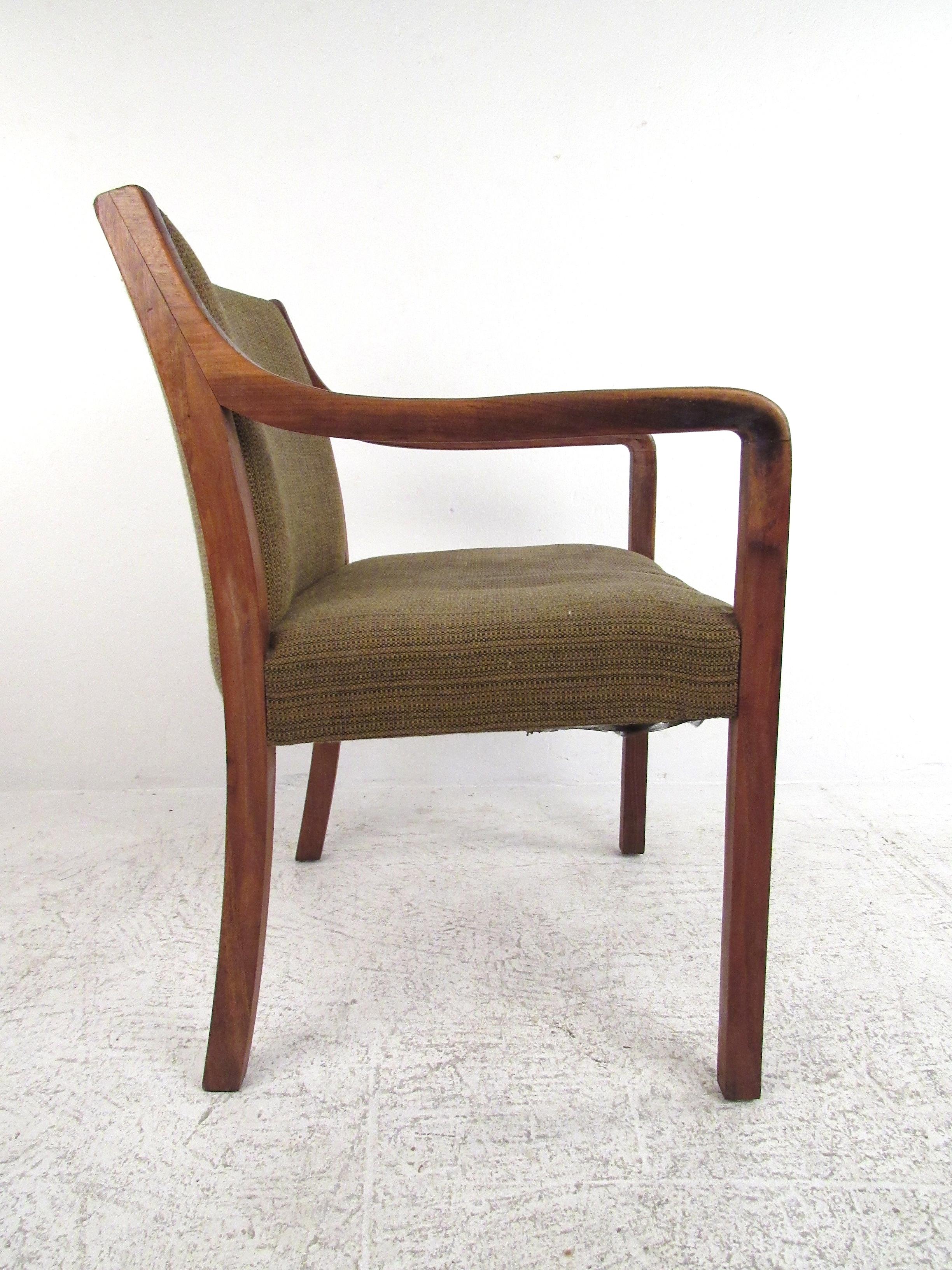 Einzelner Midcentury-Schreibtischstuhl (Moderne der Mitte des Jahrhunderts) im Angebot