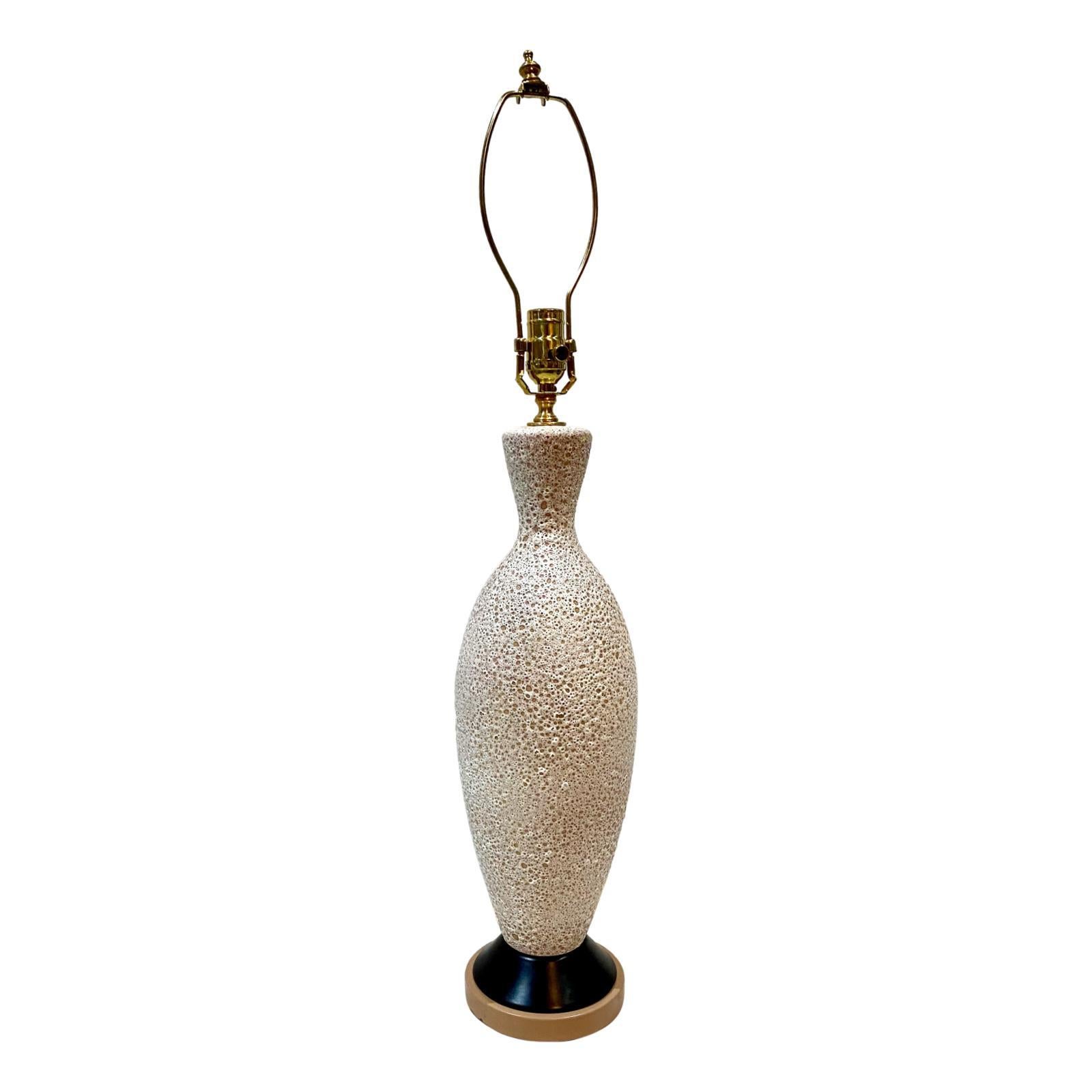 Single Mid Century Italian Table Lamp For Sale