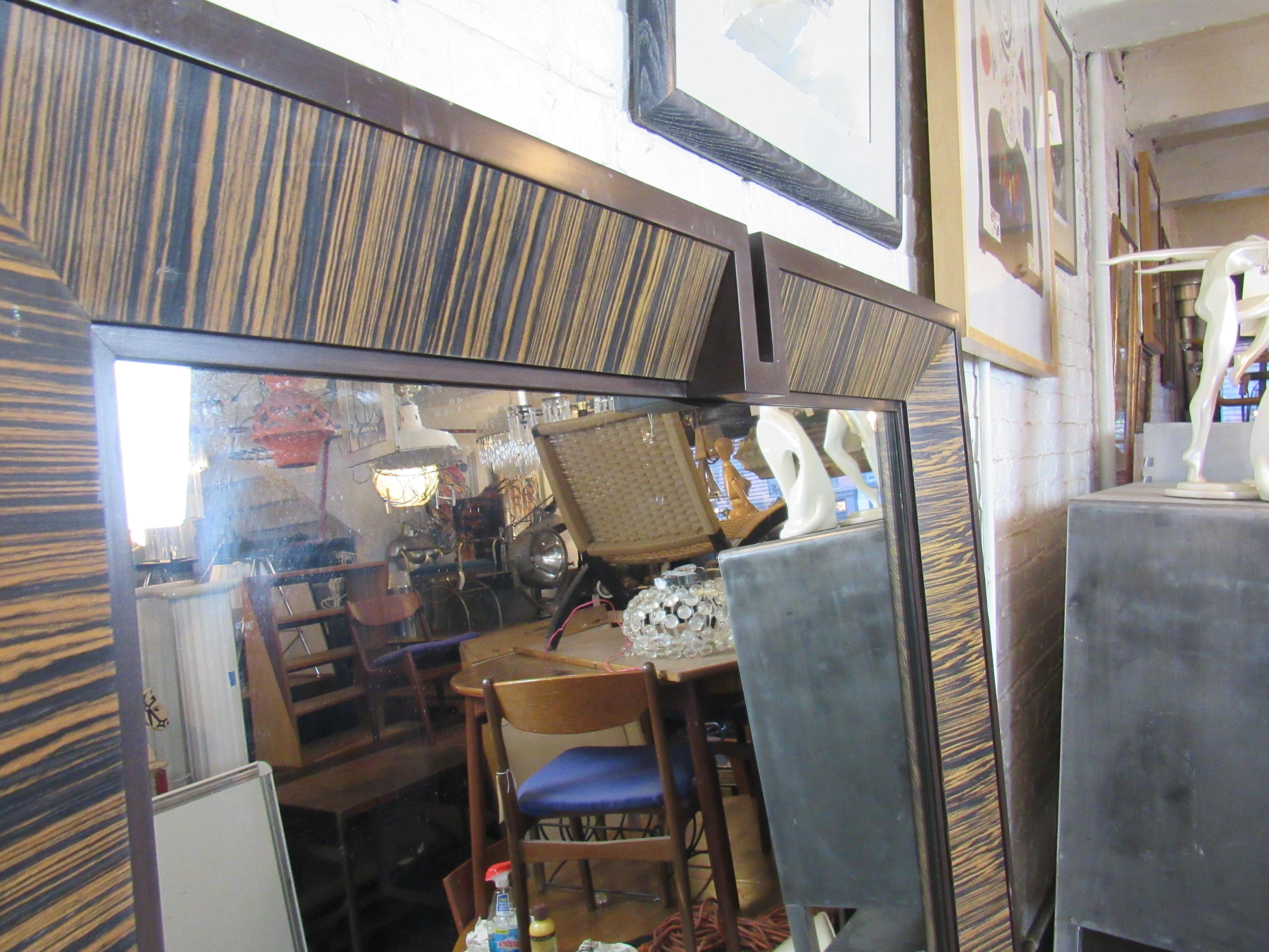 Six Foot Modern Floor Mirror In Good Condition For Sale In Brooklyn, NY