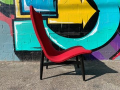Single Midcentury Scoop Chair