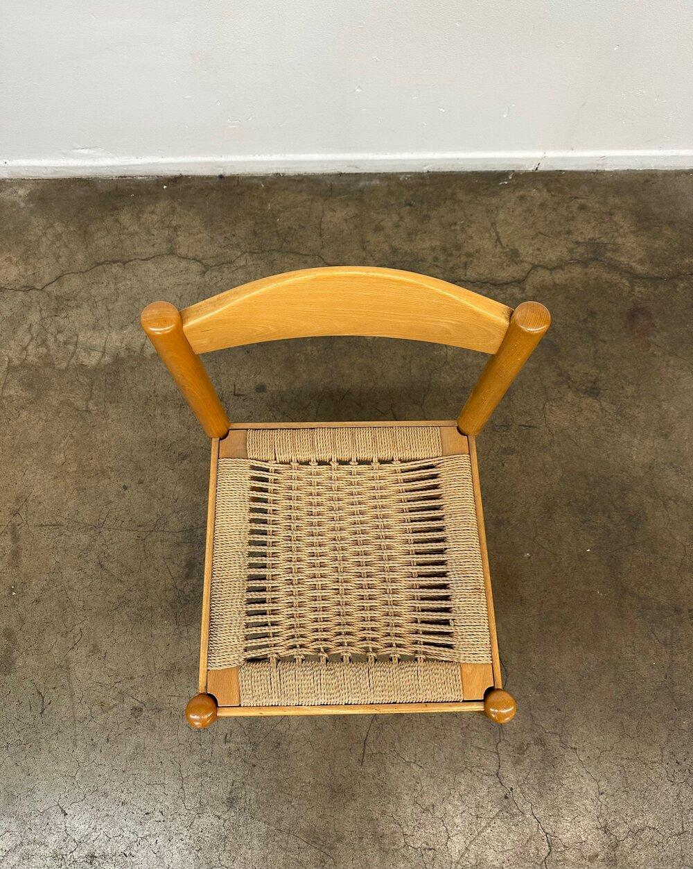 Mid-Century Modern Single Midcentury Woven Chair