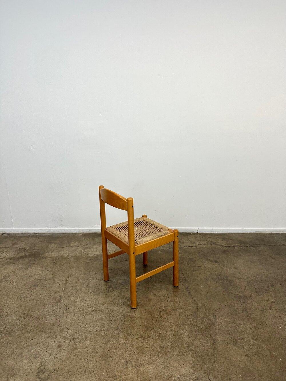 Single Midcentury Woven Chair 1