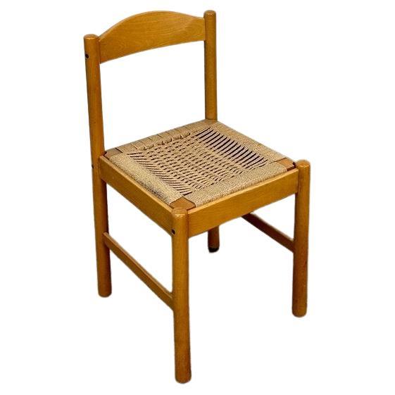 Single Midcentury Woven Chair